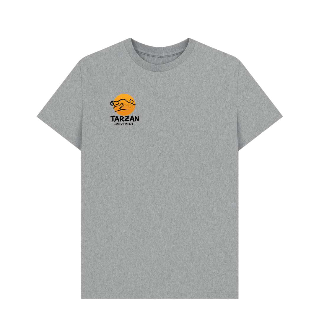 Athletic Grey Printed T-shirt