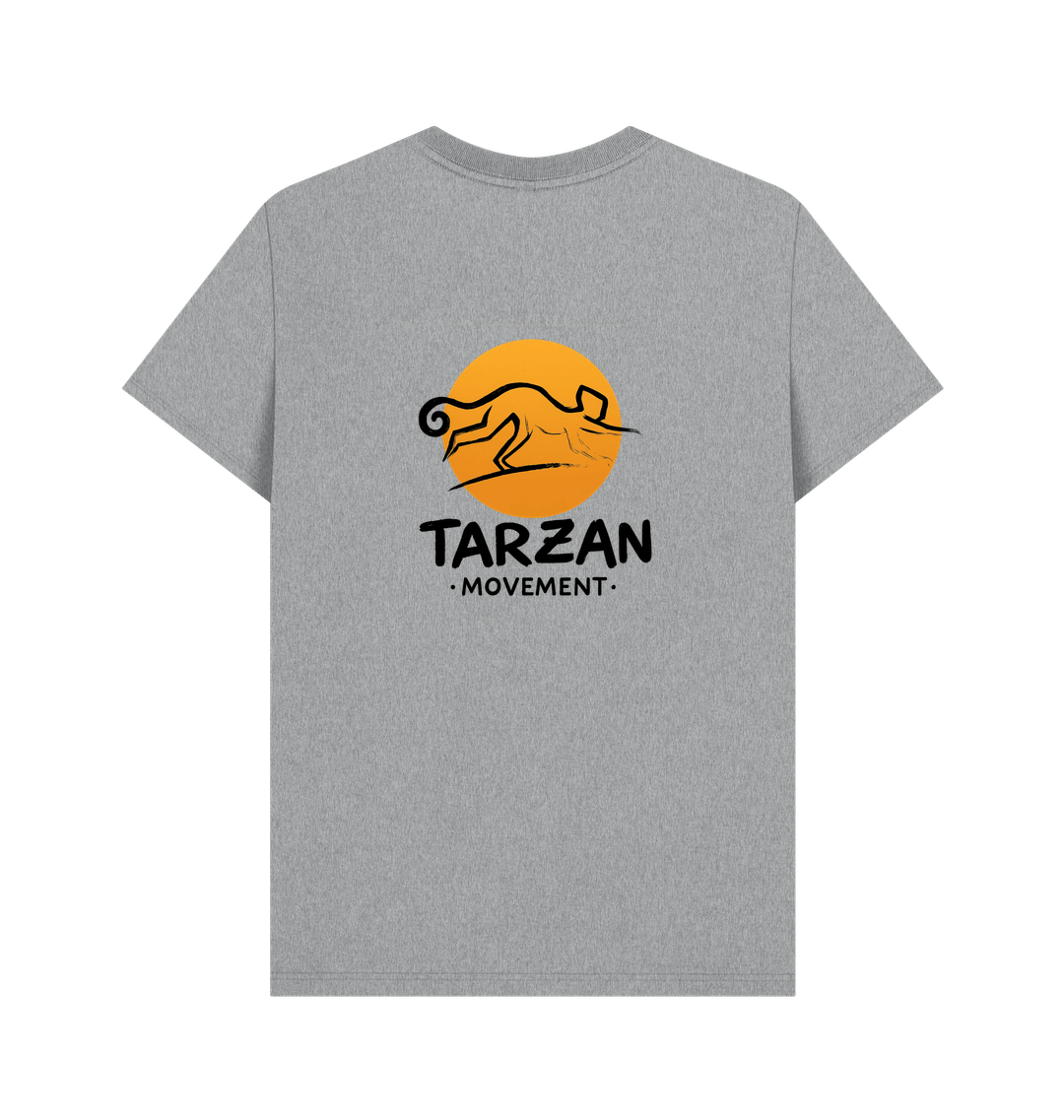 Athletic Grey Printed T-shirt